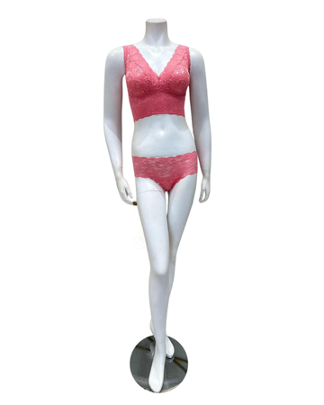 Cosabella NEVER1385+07ZL Venetian Dusk Curvy Longline Bralette & Panty Set myselflingerie.com